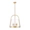 Z-Lite Archis Pendant, 5-Light, 18 In.W x 21 In.H, Modern Gold/Clear 3041P18-MGLD - alternate 1